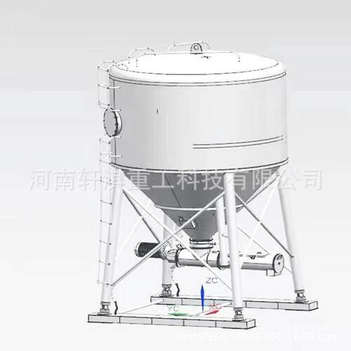 小型强制式砂浆组合罐 简易式连续式干混砂浆罐 工地干粉砂浆罐