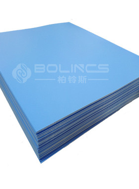 现货2.5倍5mm天蓝色pp发泡板厚低密度光学玻璃手机玻璃运输垫板