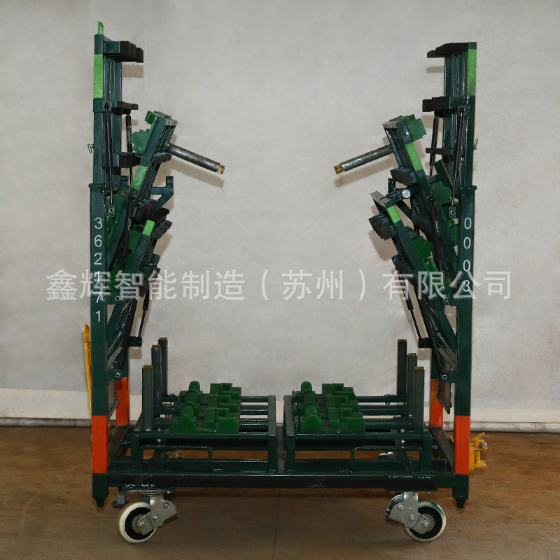 定制发动机排序料架可移动汽车零部件铁框料架汽车料架周转架