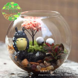 摆件 diy创意礼品微景观套装 苔藓微景观 休闲垂钓
