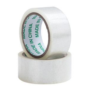 热销厂家直供黄色宽封口胶带快递封箱胶带大卷包装打包透明胶带热