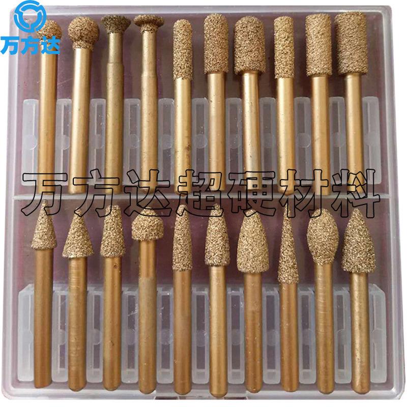 热销橡胶达钎焊石材钎焊金刚石磨轮立方氮化硼万方钎焊金刚石砂轮