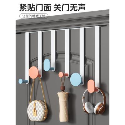 门后挂钩门背门上挂衣架免打孔创意置物架墙上卧室壁挂衣服衣帽钩