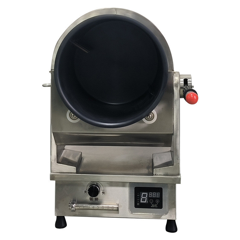 台式电磁炒菜机大型商用自动炒菜机器人滚筒炒菜机炒锅学校厨房