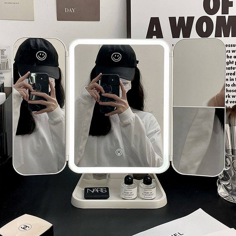 台式旅游化妆镜带灯贝壳二合一体式折叠收纳盒可调节镜子公主仙女,家庭/个人清洁工具,随身化妆镜,淘宝优惠券,粉丝福利购,淘宝优惠卷