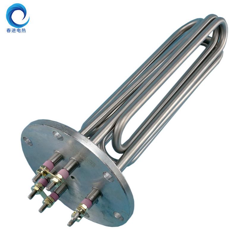 电热管烫机加热管蒸汽锅炉蒸140法兰加热管220v/380v6/12/18/24kw
