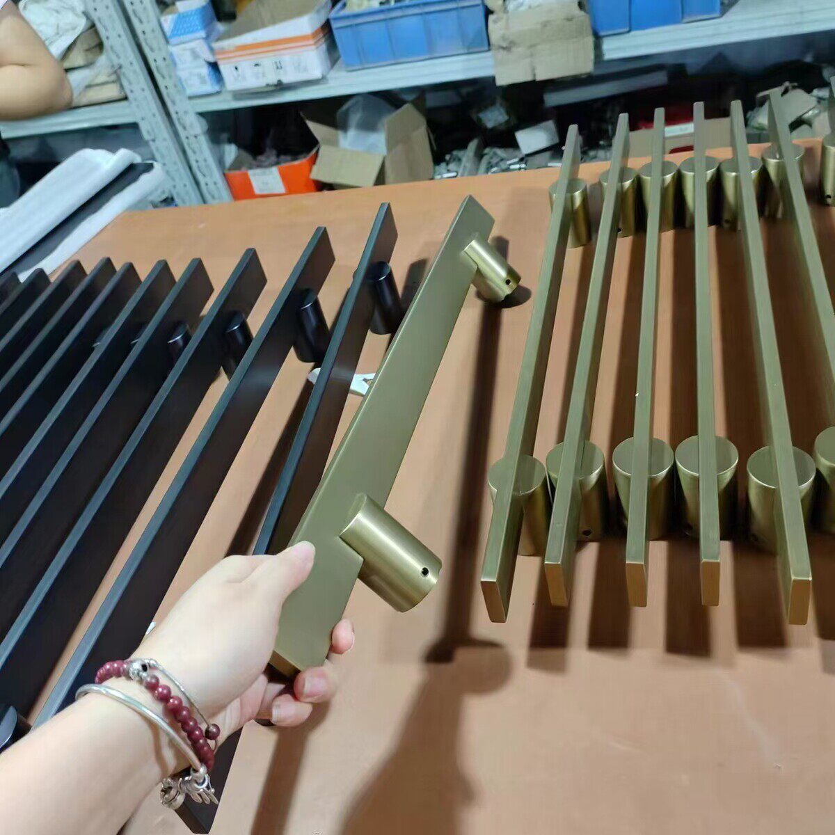 不锈钢拉手方圆极简实木设计门把手酒店办公楼玻璃门推拉门拉手