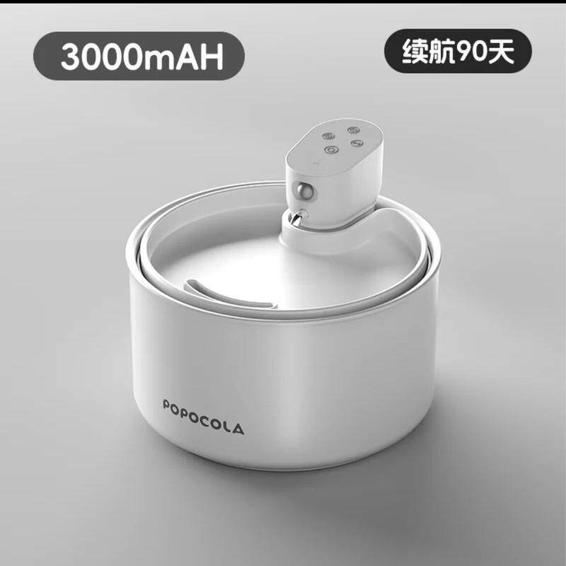 无线猫咪饮水机恒温加热宠物自动循环不插电喝水器陶瓷popo喝水盆