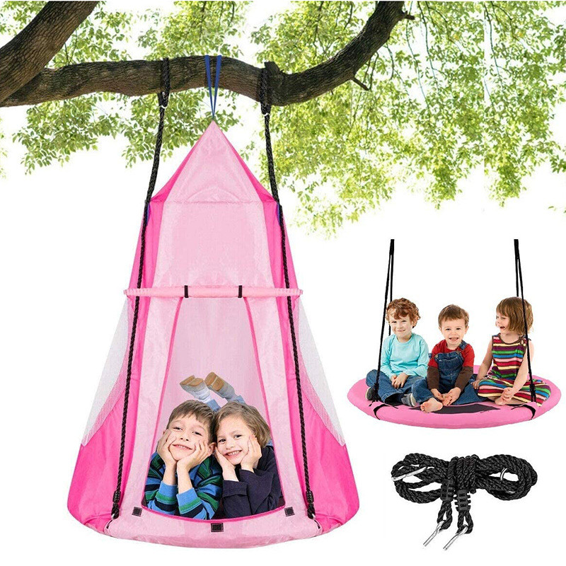 小量定制儿童可拆式悬挂吊床室内户外秋千帐篷游戏屋树上
