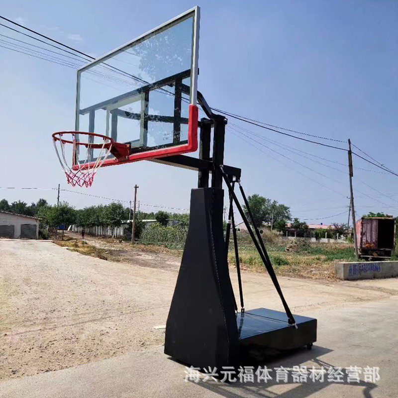 成人移动篮球架户外成人升降升降篮球架篮架室内家用升降篮球架