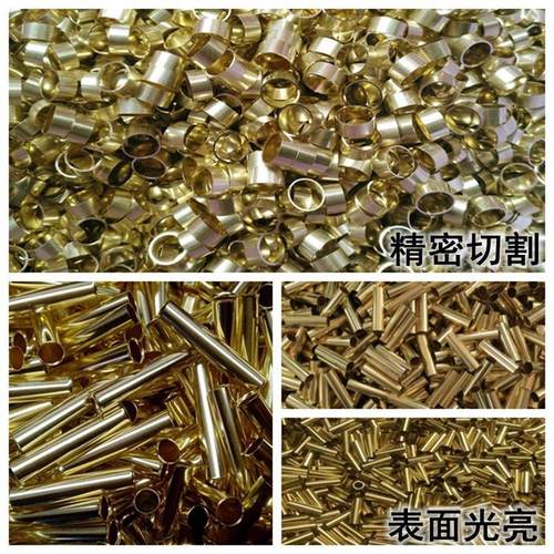 光亮h65内外毛细管h62精密黄铜管优质空心管攻牙黄铜螺纹加工