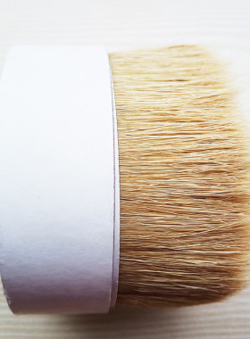 厂家漂白水煮猪鬃刷50～90分原白色57mm动物毛发梳鬃用切鬃刷猪毛