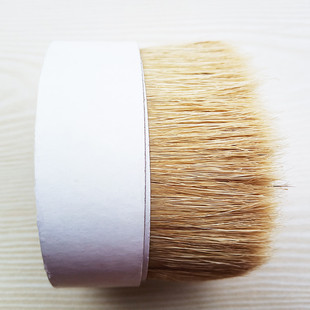 厂家漂白水煮猪鬃刷50～90分原白色57mm动物毛发梳鬃用切鬃刷猪毛