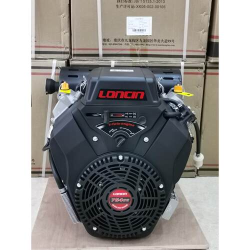 热销隆鑫双缸汽油发动机loncin 764cclc2v80fd船用高速插秧机沙抽