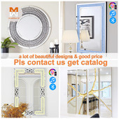 热销镜子创意圆形现代客厅餐厅卫生间装 饰镜厂家镜子壁挂定制批发