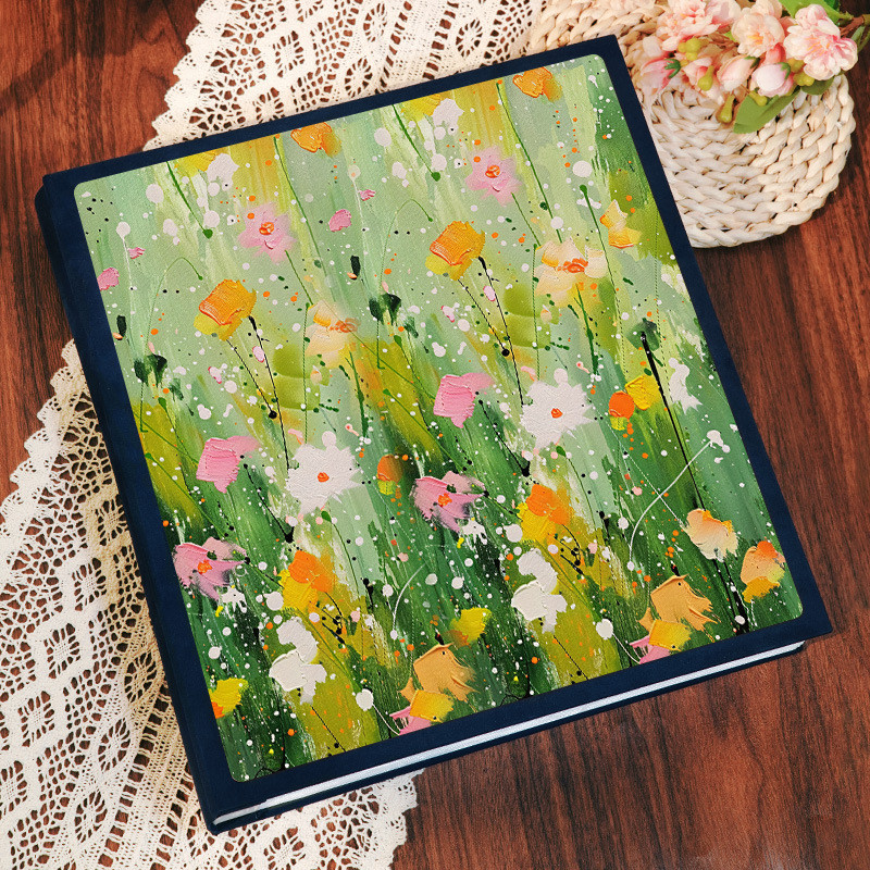 5寸6相簿相册本大容量家庭影集纪念册情侣照片收纳插页式过塑混装