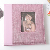 零售照片收藏册开窗布面相册本纪念册粘胶手工相册自粘式