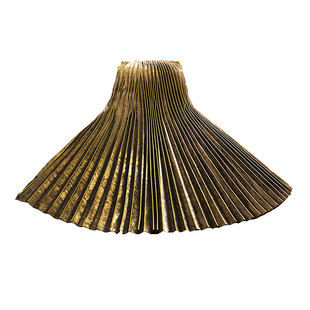 压皱裙扇型裙折皱压皱裙折绉裙抓绉裙手工压绉直绉排乱绉各种压皱