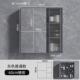 太空铝智能浴室镜柜单独镜子卫生间玻璃门化妆镜挂墙式 除雾置物架