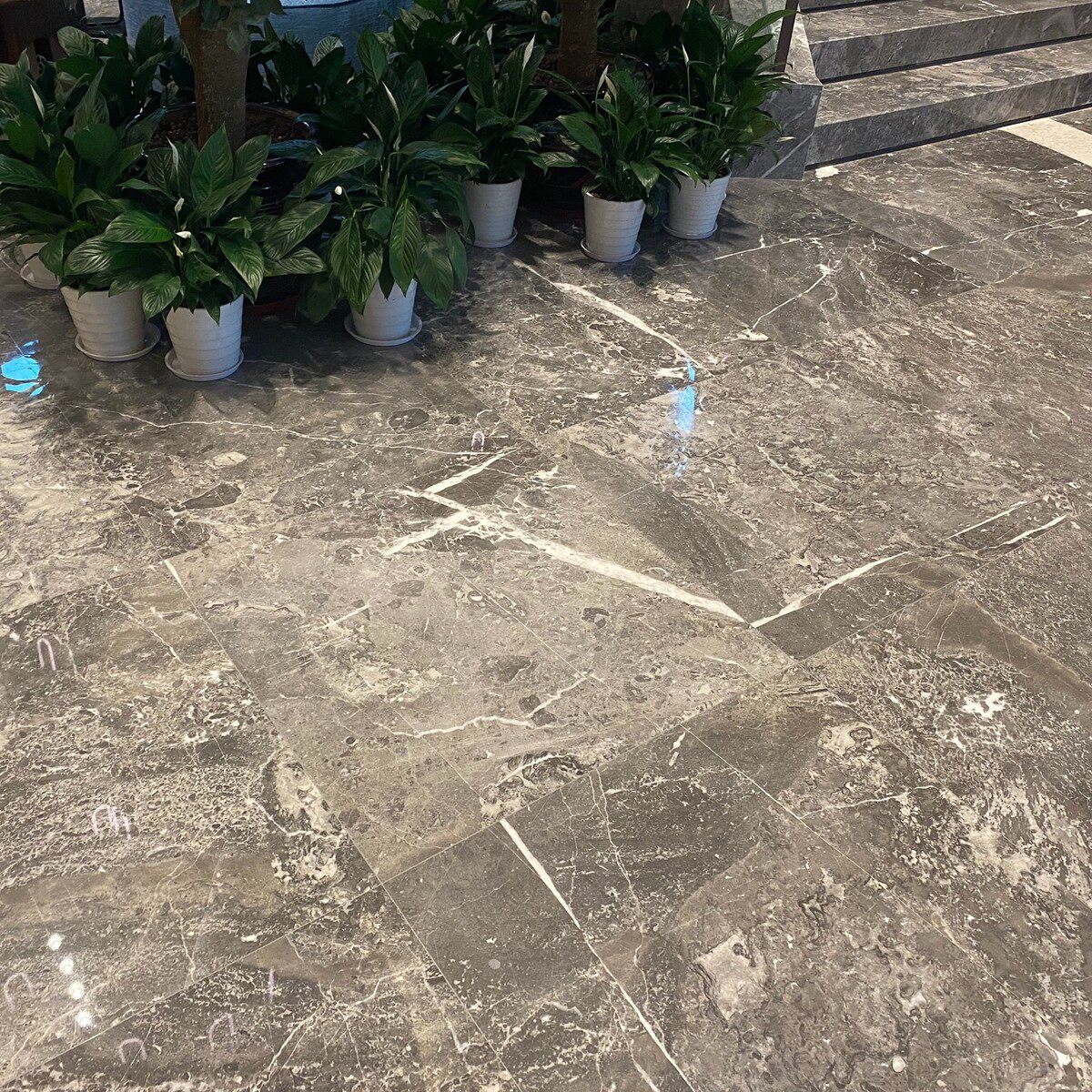 天然大理石板材云天碧海别墅室内外水刀拼花地板切割加工圆柱异型