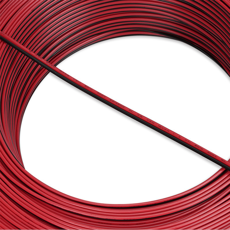 现货红裸并线黑铜纯铜rvb2x0.30.50.751.5平方电源线led喇叭线