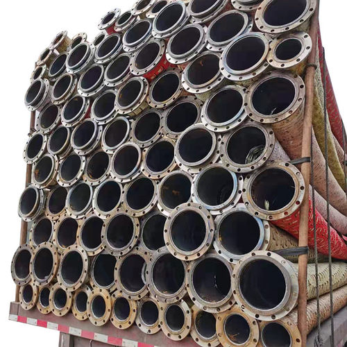 大口径输送橡胶钢丝管建筑工程法兰泥浆橡胶管水利工程钢丝胶管