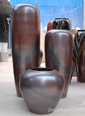 供应批发会所软装批发景德镇陶瓷落地大花瓶装饰品酒店