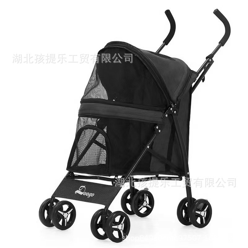 轻便手推车宠物推车猫狗犬四轮推车宠物外出折叠泰迪推车猫推车