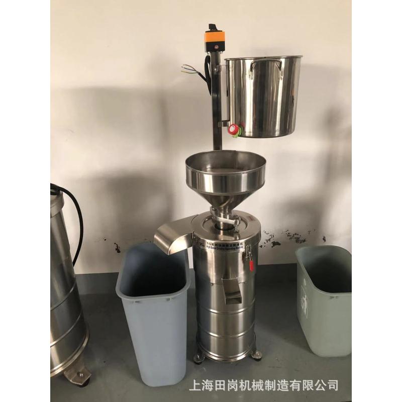 厂家直销田岗tgm-130豆腐浆渣分离机大豆研磨机做磨浆机用