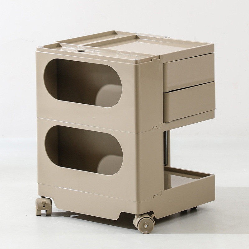 沙发边角柜可移动小推车抽屉北欧多层塑料柜带轮子创意收纳柜推车,收纳整理,鞋柜,淘宝优惠券,粉丝福利购,淘宝优惠卷