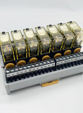 热销temate转接板轩原装和泉直流24v继电器模组1开1闭控制板宝2~1