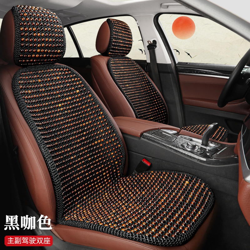 热销汽车坐垫夏季凉垫单片冰屁菩提子货车通风透气珠木四季通用座