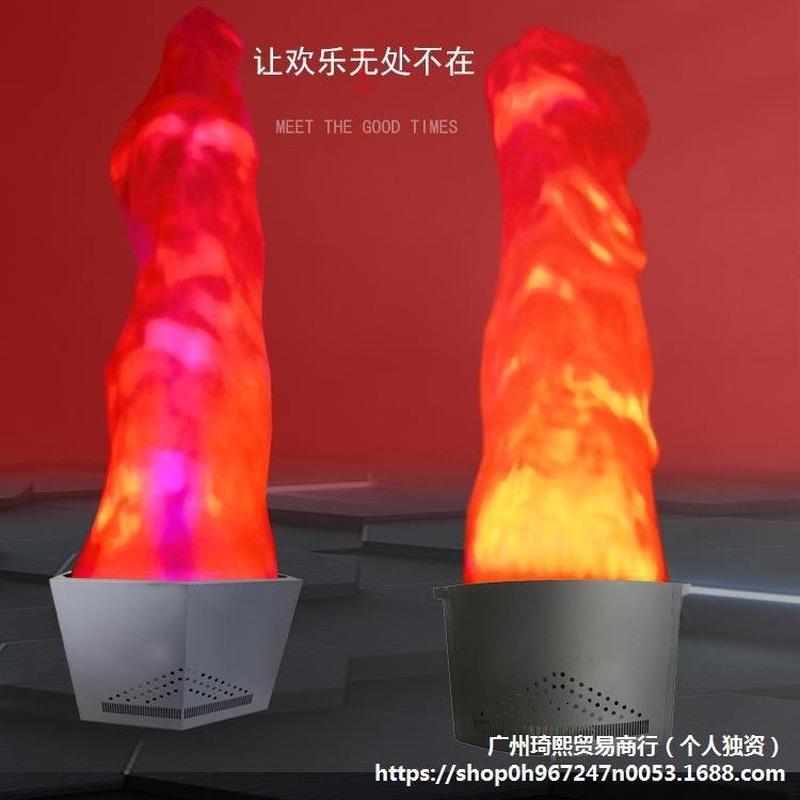 幼儿园篝火晚会假火充电仿真火焰灯户外大型活动电子火盆锅庄道具