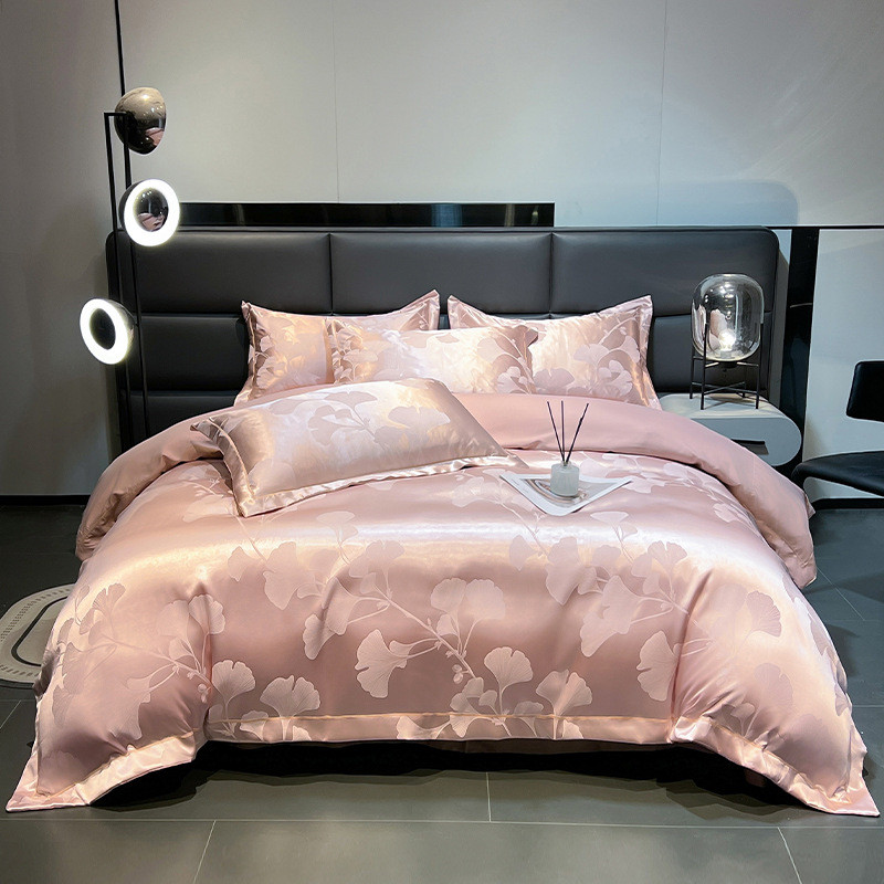 欧式色织贡缎提花四件套多件套双人套件婚庆床上用品礼品批发