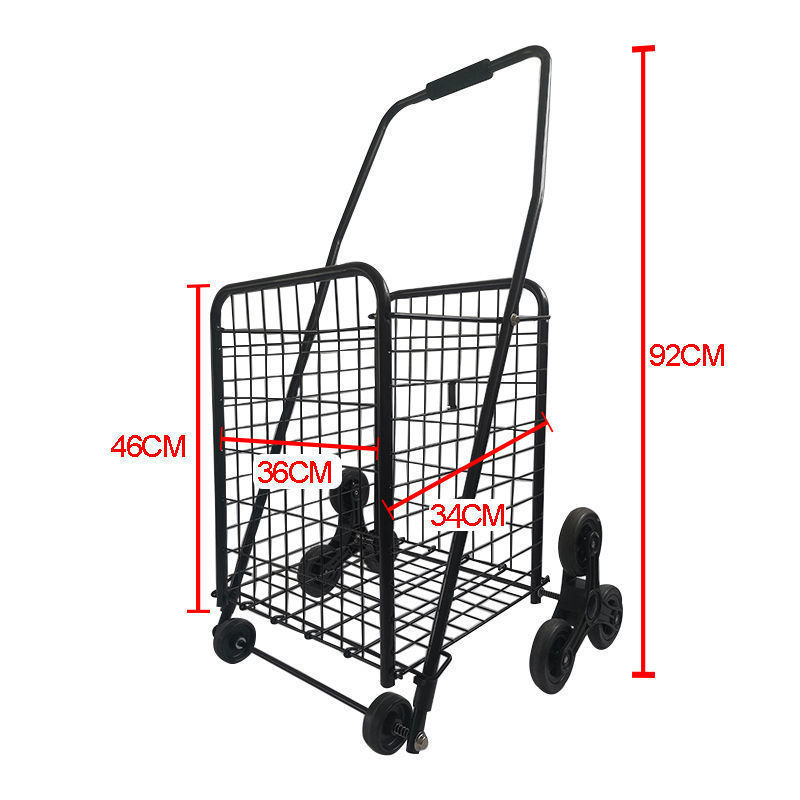 折叠小推车买菜搬运车市家用轻便手拉车老人爬楼梯可折叠小拉车