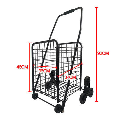 折叠小推车买菜搬运车市家用轻便手拉车老人爬楼梯可折叠小拉车