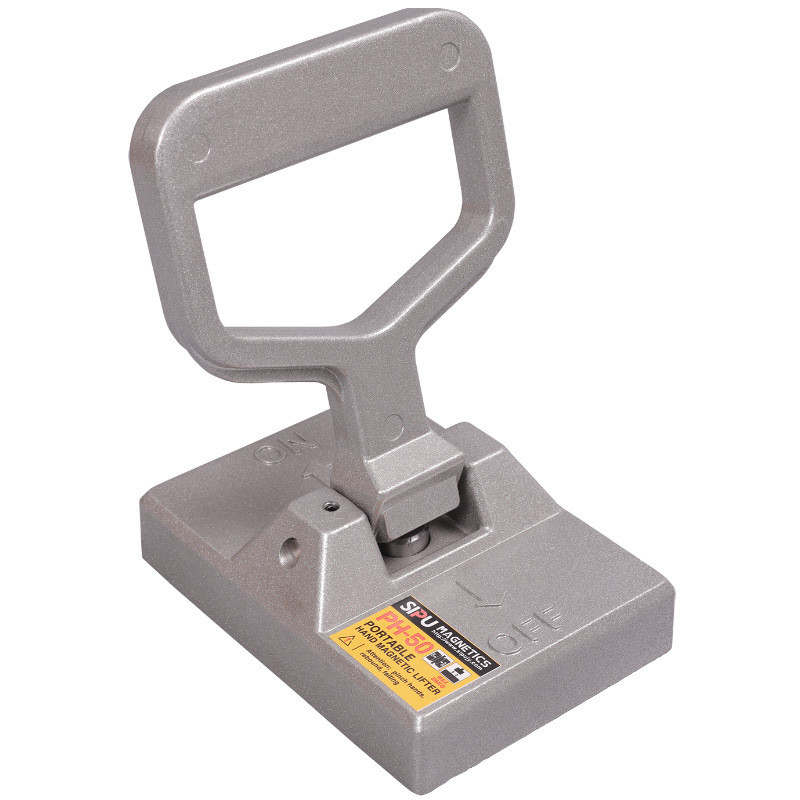 手提式吸盘永磁强磁吊装搬运便携式小工铁板钢板搬运50kg起重器具