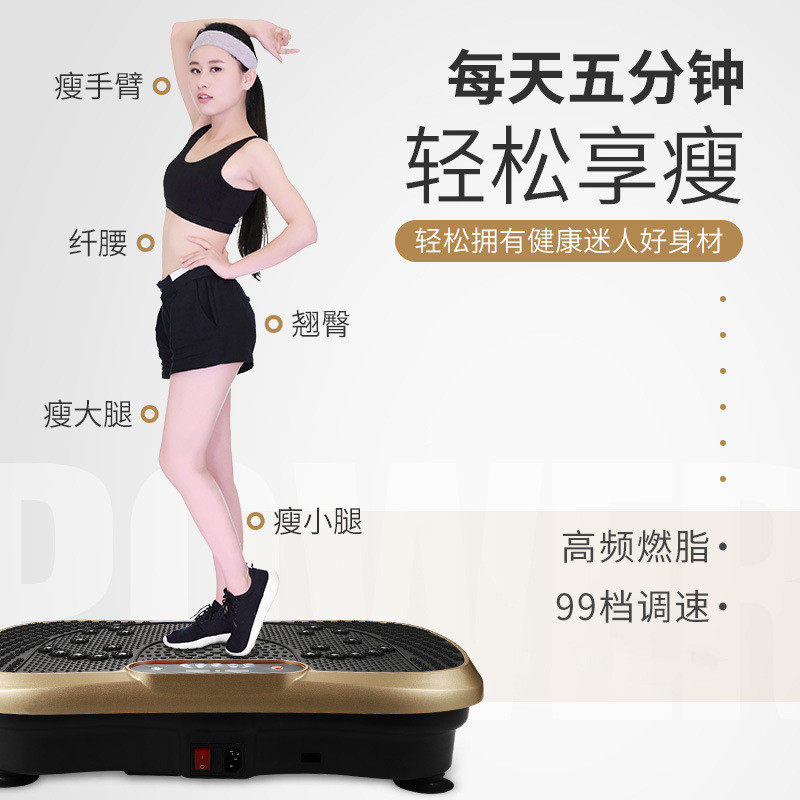 家用迷你甩脂机抖抖机懒人运动健身器材站立式美体塑身机厂家批发