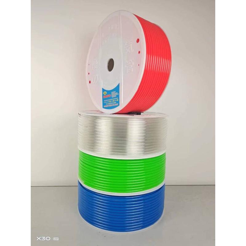 热销pu气管6*4/8*5/10*6.5/12*8mm气动空压机软管高压气动软管