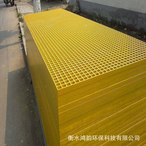 厂家高排水板耐磨损洗车房承重38*38*25玻璃钢格栅按需生产