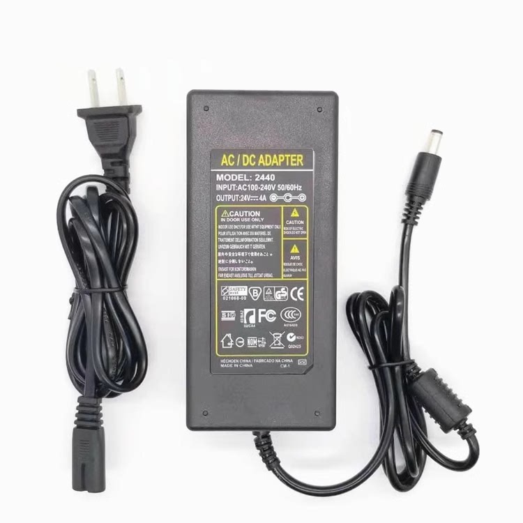 适用艾湃A7海水草珊瑚LED照明灯开关电源线24V3A/3.5A/4A适配器线图片