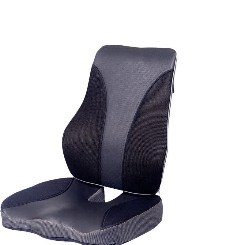 冬季系列套装腰靠一体记忆棉坐垫办公室护腰慢回弹椅子垫腰垫秋冬