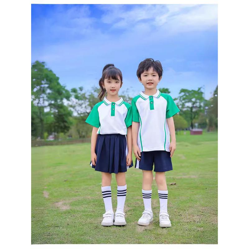 小学生校服定制幼儿园园服夏装套装运动学院风六一儿童节演出服
