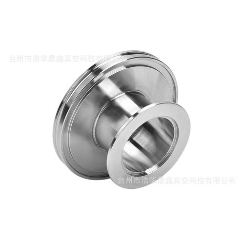 304不锈钢直管快装接头kf变径法兰iso真空真空接头快卸法兰