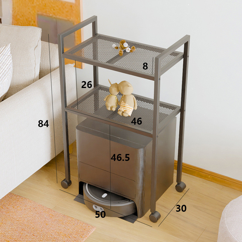 扫地机扫地机器人置物架云鲸伴侣小推车边几防尘罩净化器收纳柜架