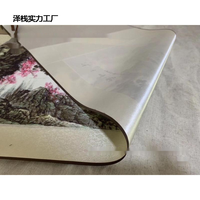 热销装裱材料背布裱画材料丝绸布装裱背布丝绸布手卷腹背布剪纸用