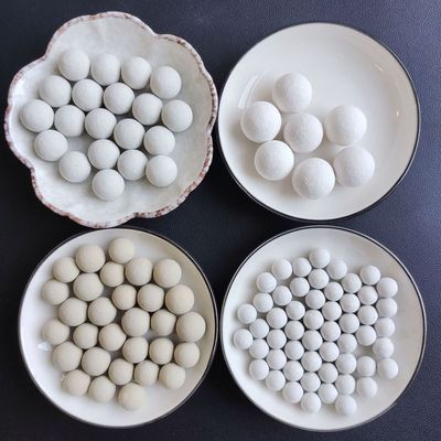 氧化铝球研磨球滤料氧化铝瓷球陶瓷釉料空气机用氧化铝球活性批发
