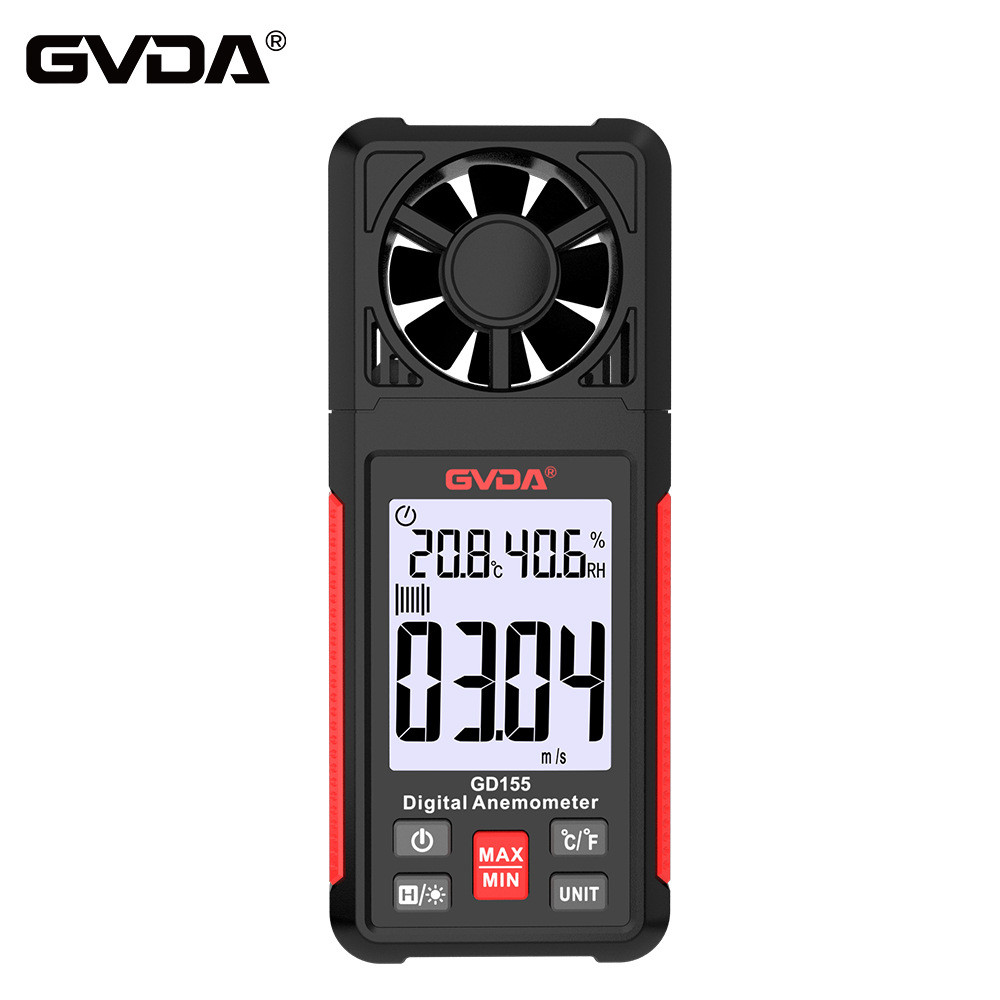 GVDA数字式风速计高精度手持便携式测风力风速仪风量仪跨境爆款
