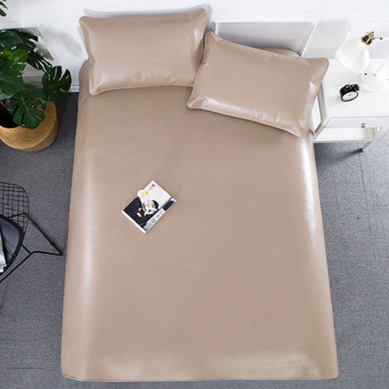 【拼接不整张】进口头层牛皮凉席真牛皮席1.8m1.5米彩色软席