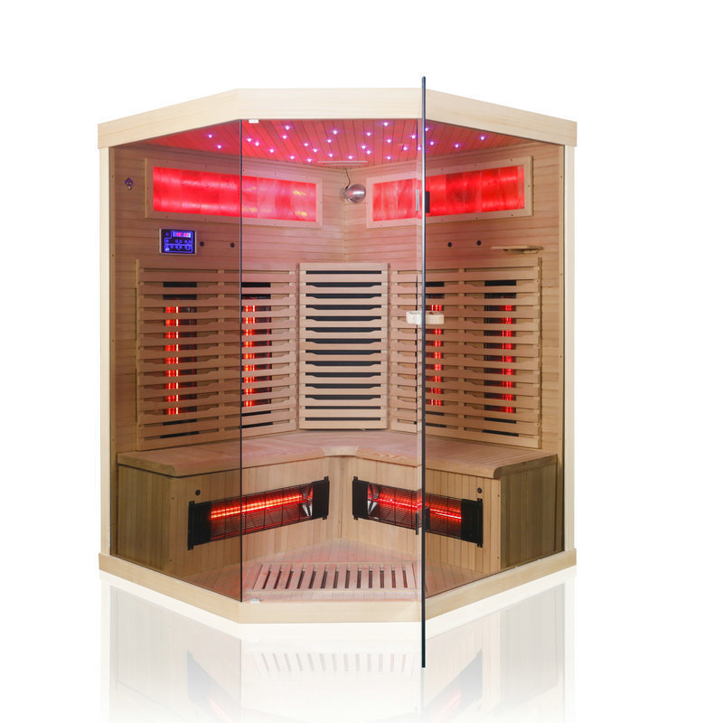 桑拿房远红外实木汗蒸箱石墨烯频谱汗蒸房家用商用发汗电气石能量